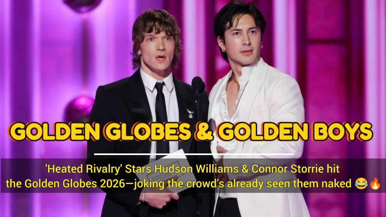 They didn’t just act it — they earned it 🌟 Golden Globes 2026 | Hudson Williams & Connor Storries
