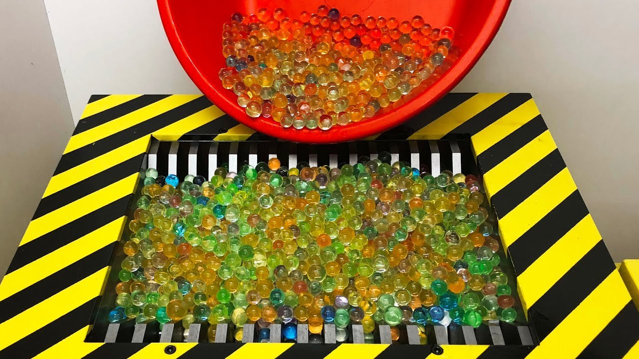 Experiment Shredding 1000 Orbeez Satisfying