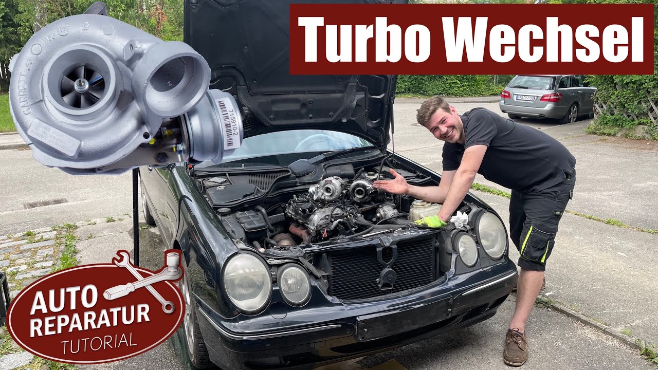 Turbolader wechseln | Mercedes Turbo tauschen (TUTORIAL)
