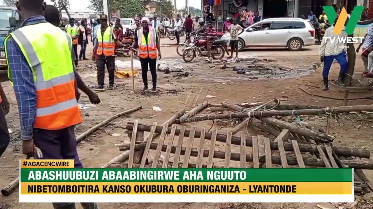 AGACENCWIRE: Abashuubuzi abaabingirwe aha nguuto nibetomboitira kanso okubura oburingaaniza.