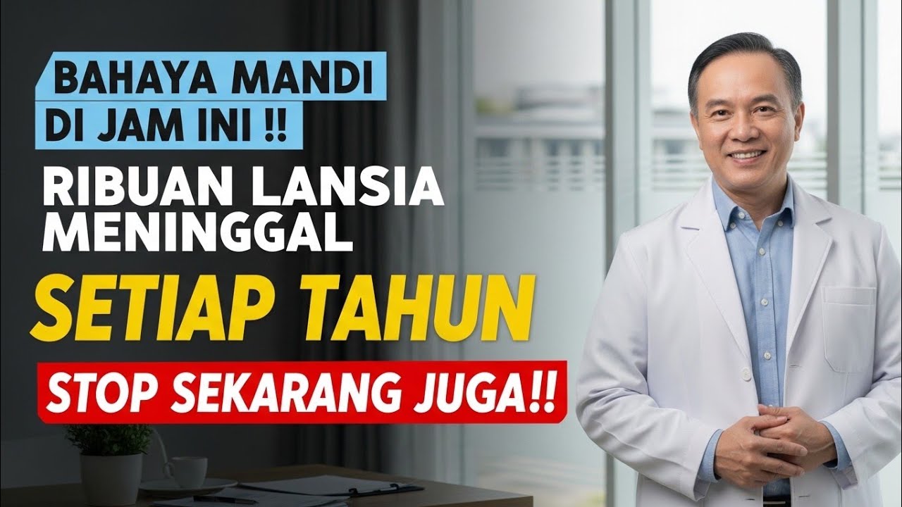 BAHAYA MANDI DI JAM INI‼️Berbahaya Untuk Lansia Berakibatkan Fatal, Stop Sekarang Juga! 