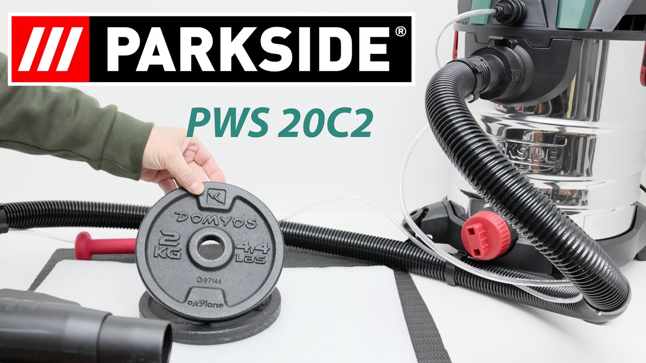 Пылесос Parkside PWS 20 C2. Сухая, влажная и инъекционно-экстракционная очистка