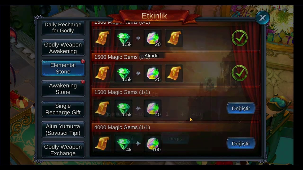 Tanrısal Silah 8/ 463 Server/