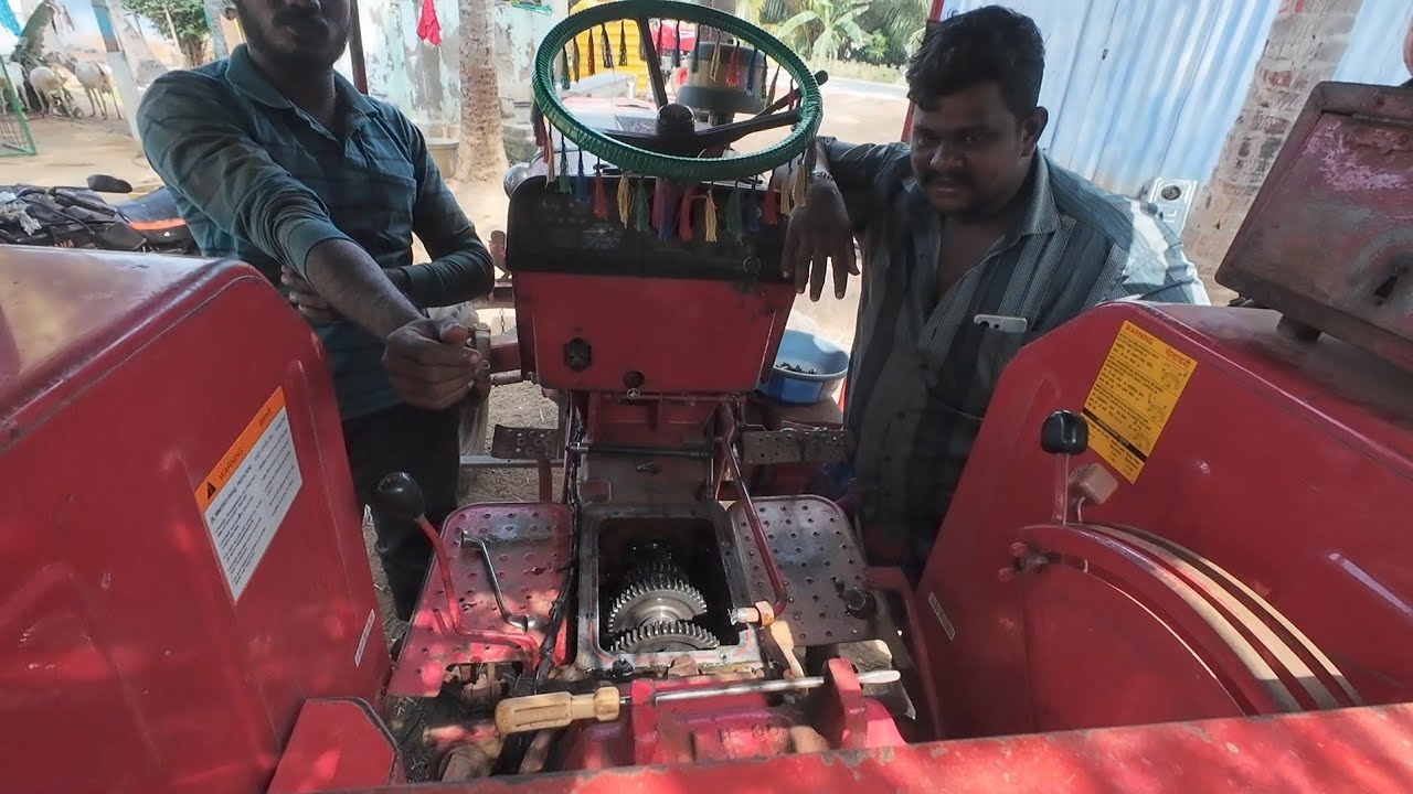 Mahindra 575 di tractor gearbox repier work at home @Mohantractorslife 