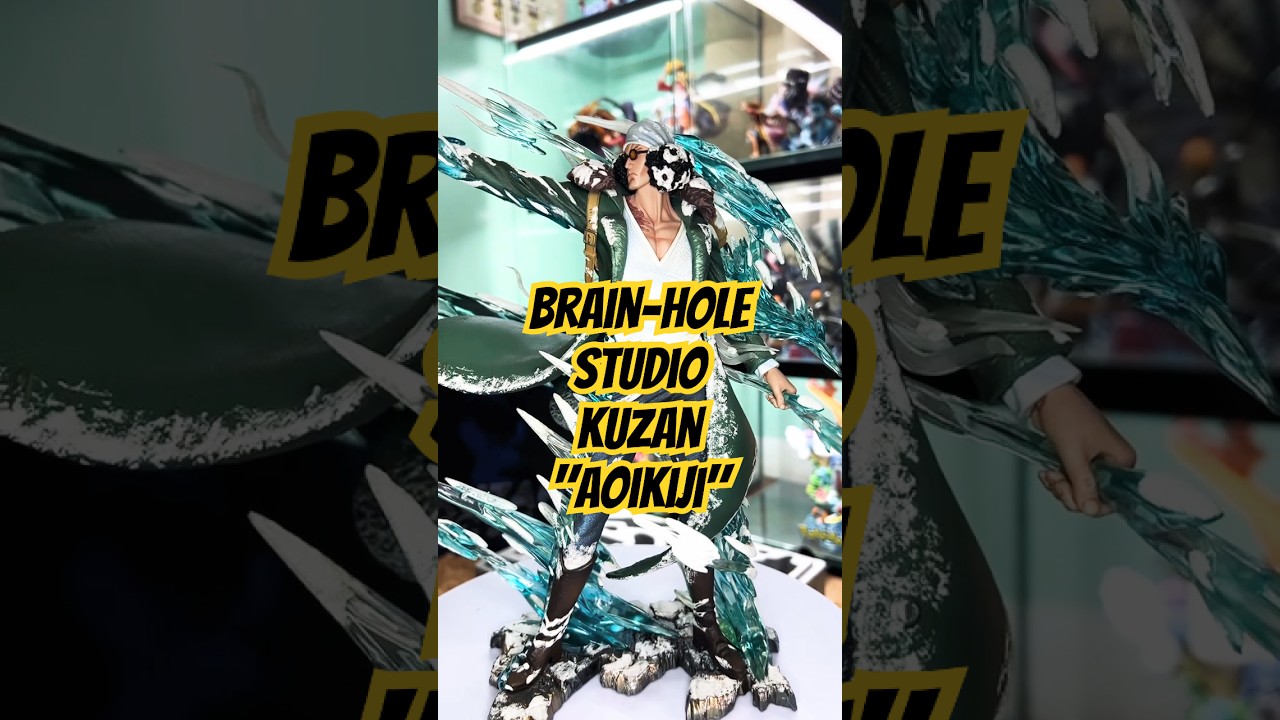 Brainhole Studio Kuzan a.k.a. Former Marine Admiral Aoikiji Resin Figure Unboxing