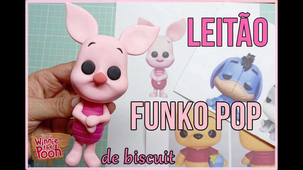 Leit&atilde;o - FUNKO POP DE BISCUIT - Piglet