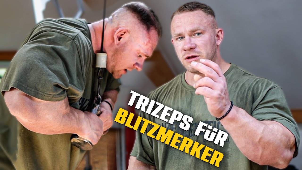 3x Schwer & leicht damit ihr Blitzmerker auch nen großen Trizeps bekommt!