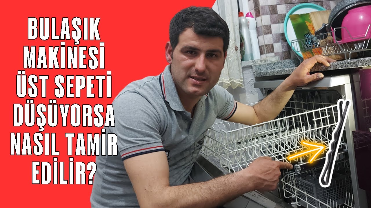 Bulaşık Makinesi Üst Sepeti Yerinden Çıkıyorsa Pratik Şekilde Nasıl Tamir Edilir
