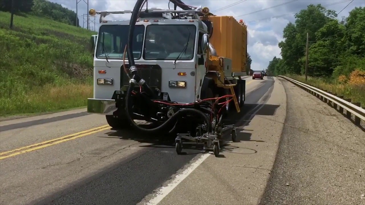 Removing a line from a rumble strip