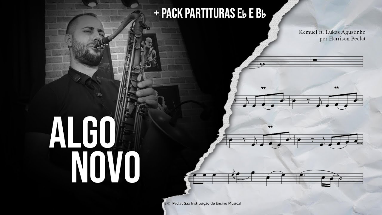 ALGO NOVO - Kemuel no Saxofone | Prof. Harrison Peclat