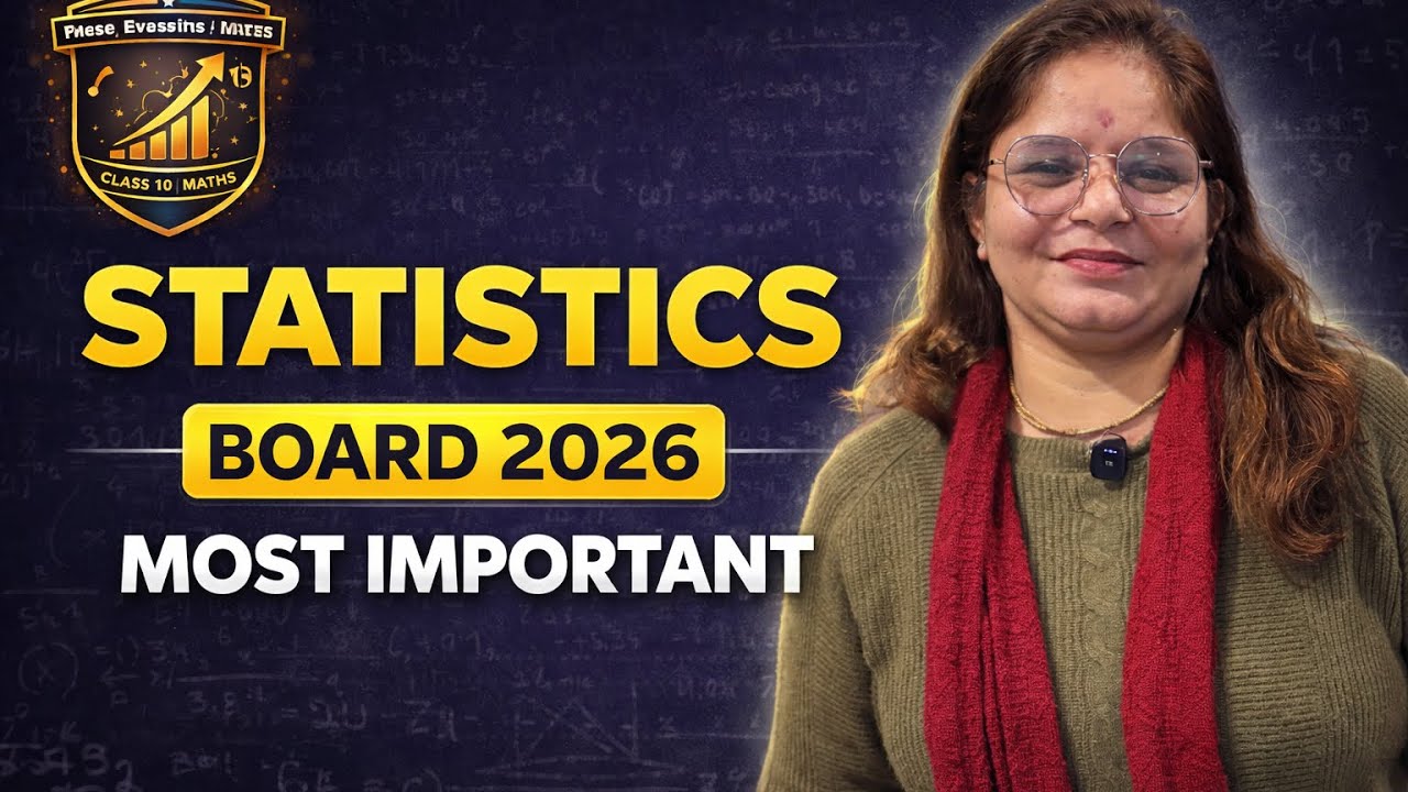 Statistics Class 10 Maths 🔥 Most Important Questions | Mean Median Mode | Board Exam 2026
