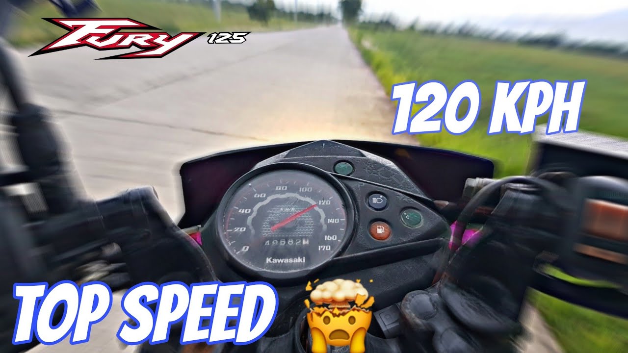 🔹️KAWASAKI FURY 125 TOP SPEED 120KPH😱/revmotoroad