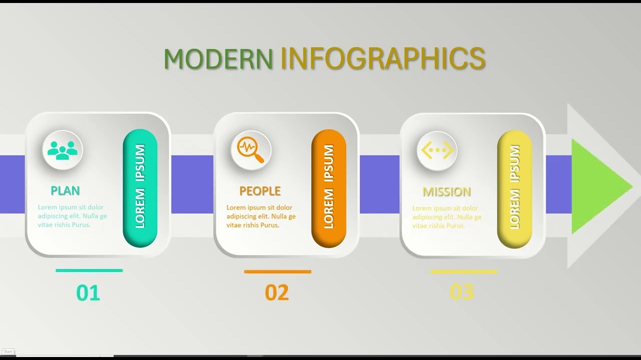 Animated PowerPoint Infographic Full Tutorial