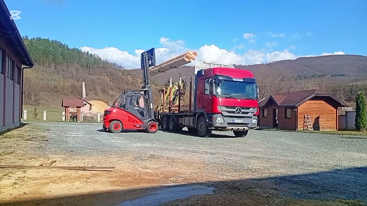 Utovar oblica za drvene kuće 