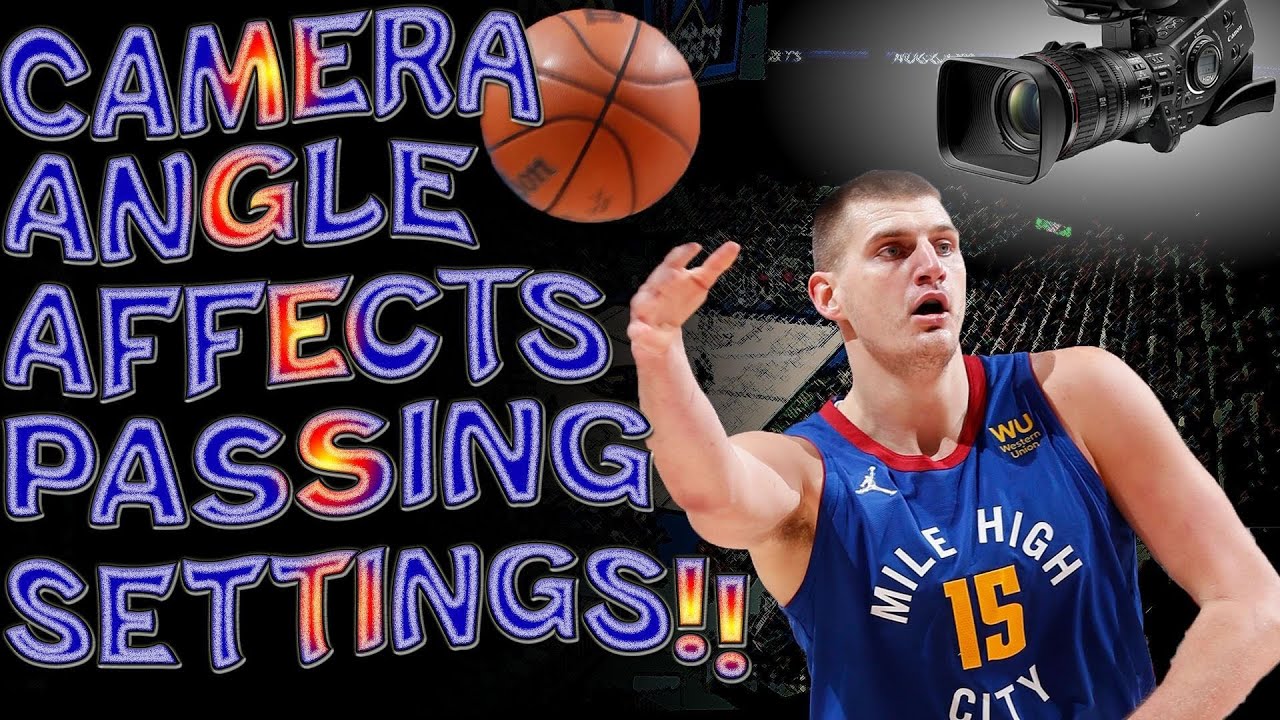 NBA 2K22 : We Need 2 Adjust The Passing Settings 4 The Camera! Cam Angle - Pass Sliders - Controller