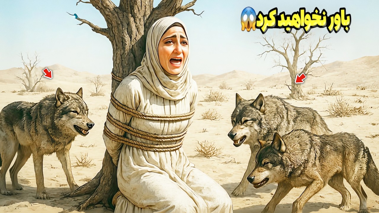 دختر جوانی که عمه‌اش او را زیر درختی جلوی گرگ و سگ‌ها بست 😱 اما اتفاقی شوکه‌کننده‌ای رخ داد که... 😱