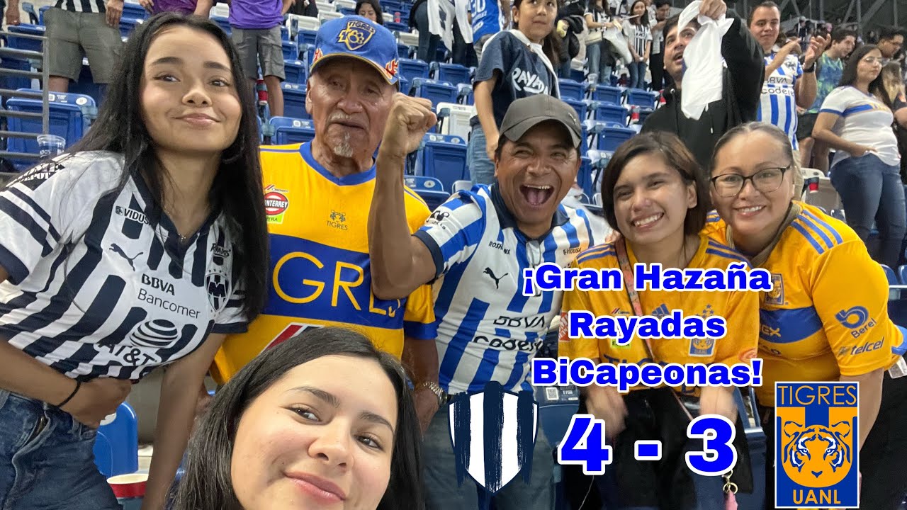 Reacción Final Femenil Rayadas vs Tigres. Rayadas BiCampeonas en penales 4 - 3.