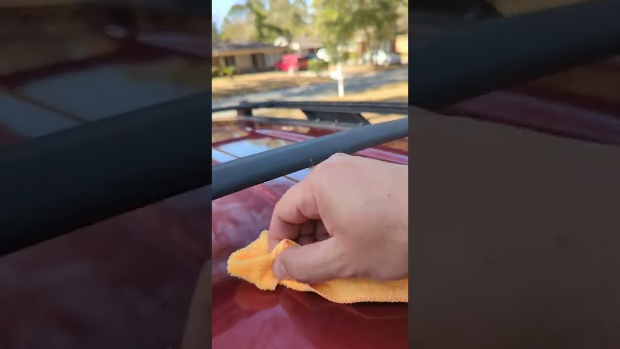 Removing sap with denatured alcohol