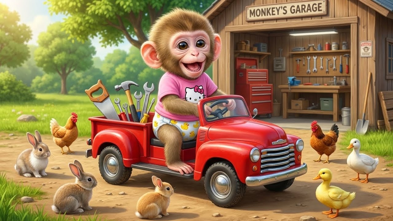 Monkey Bon’s DIY House Transformation Leads to Unexpected Surprises! 🔨🐒