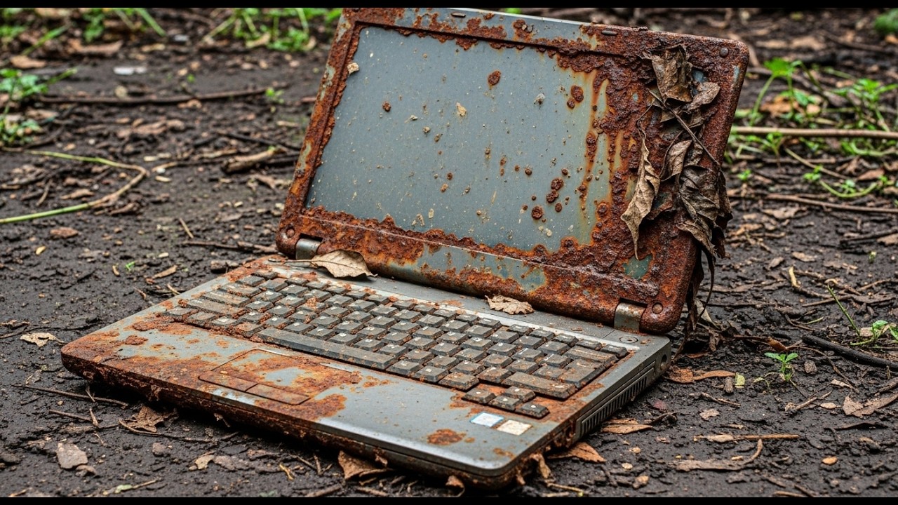 Restoring a 10-Year-Old Abandoned Laptop – From Broken to Working Again 💻✨