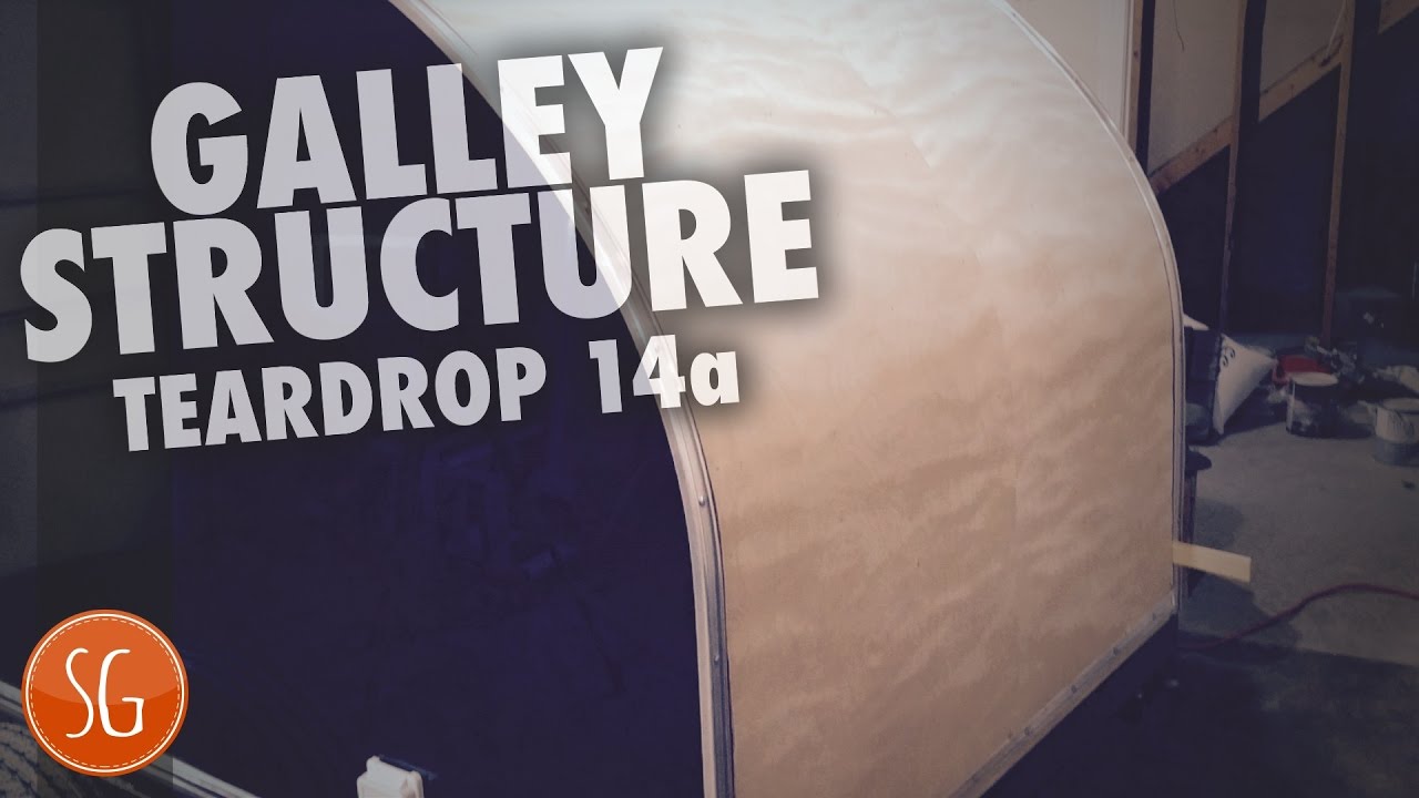 Making the galley structure | How to build a Teardrop Camper Trailer #14a
