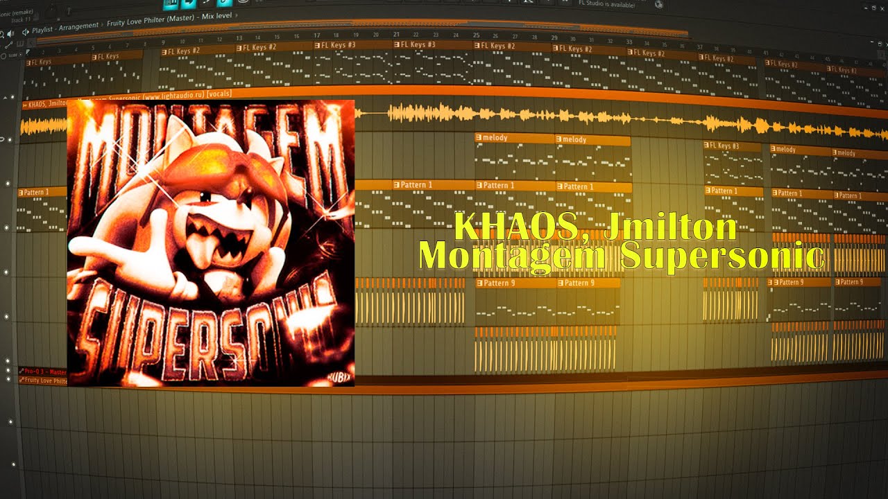 [FREE FLP] Montagem Supersonic - KHAOS, Jmilton (REMAKE FL STUDIO 90%)