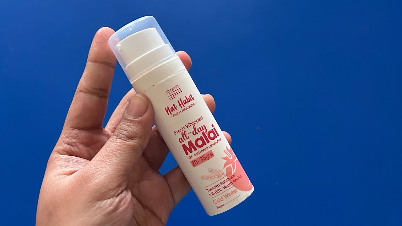 Review | Nat habit all day Malai (cold winter) #nathabit #skincare #natural #skincareproduct #face 