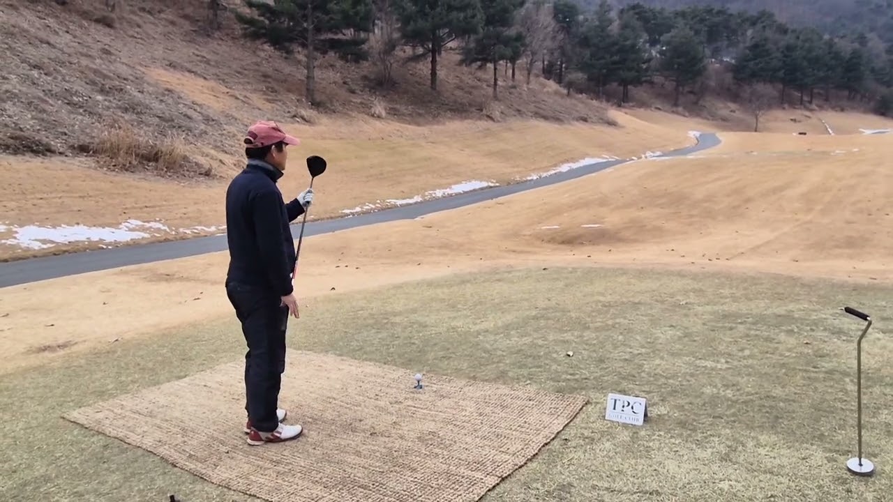 양평TPC 골프장에서 황제골프 즐기면서,  빙폭 비경 깜놀