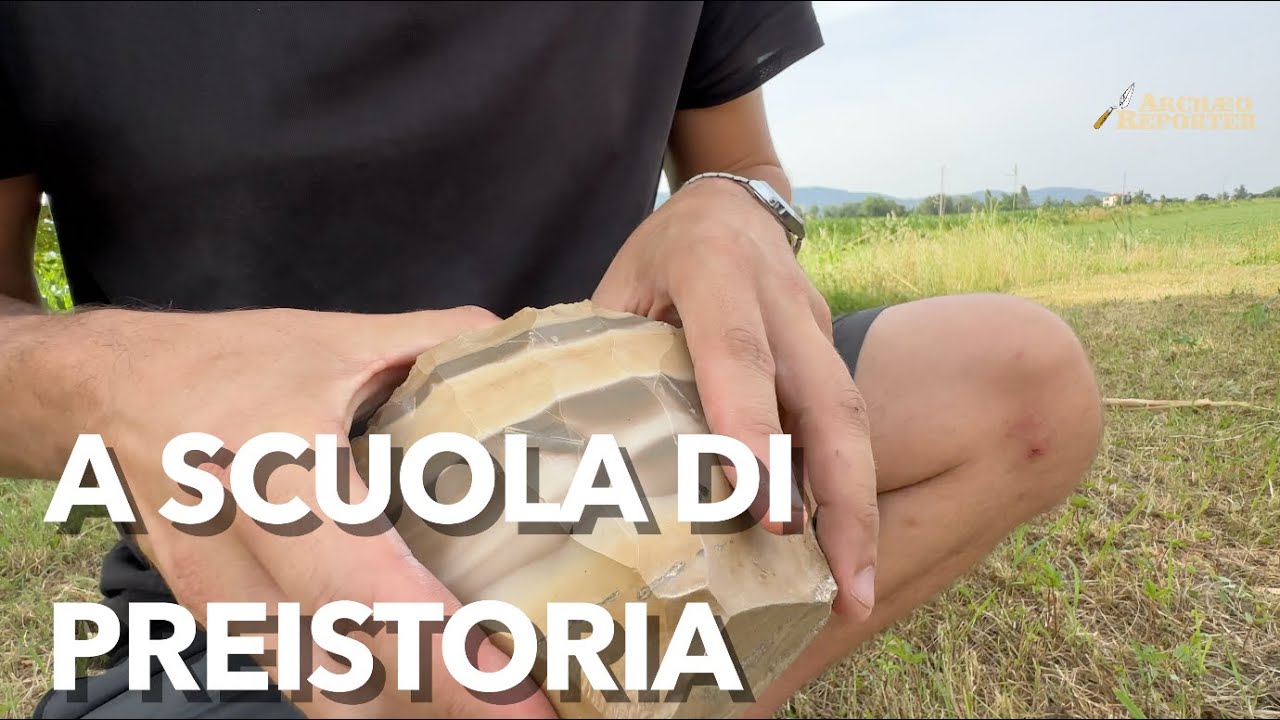 A scuola di preistoria: ecco come si scheggiava la pietra (Summer School di industria litica)