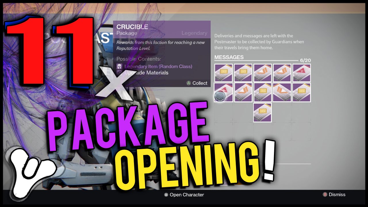 Destiny: Live Opening 11 Packages Reaction! + Decrypting A Few Legendary Engrams!