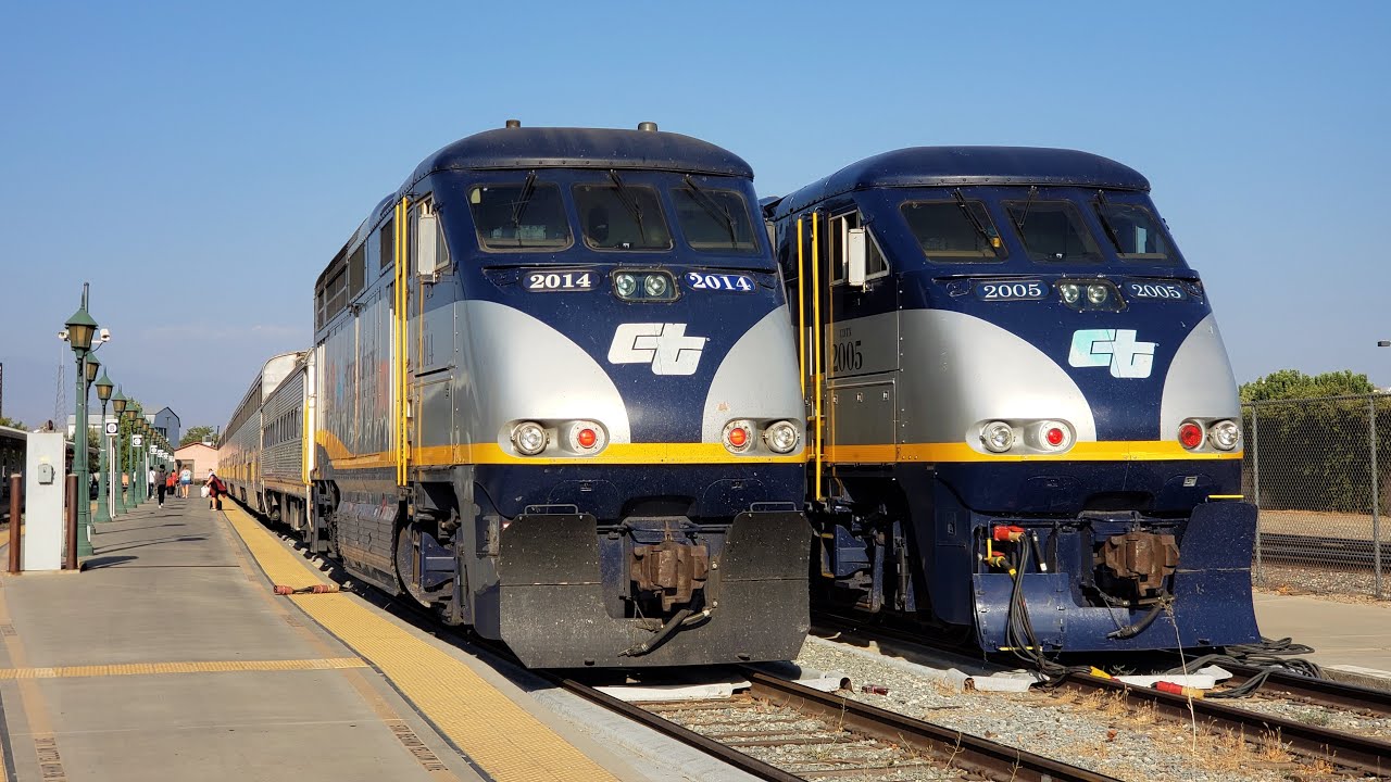 [HD] Bakersfield Sub Trains! BNSF, SJVR, UP, & Amtrak featuring F59PHIs!