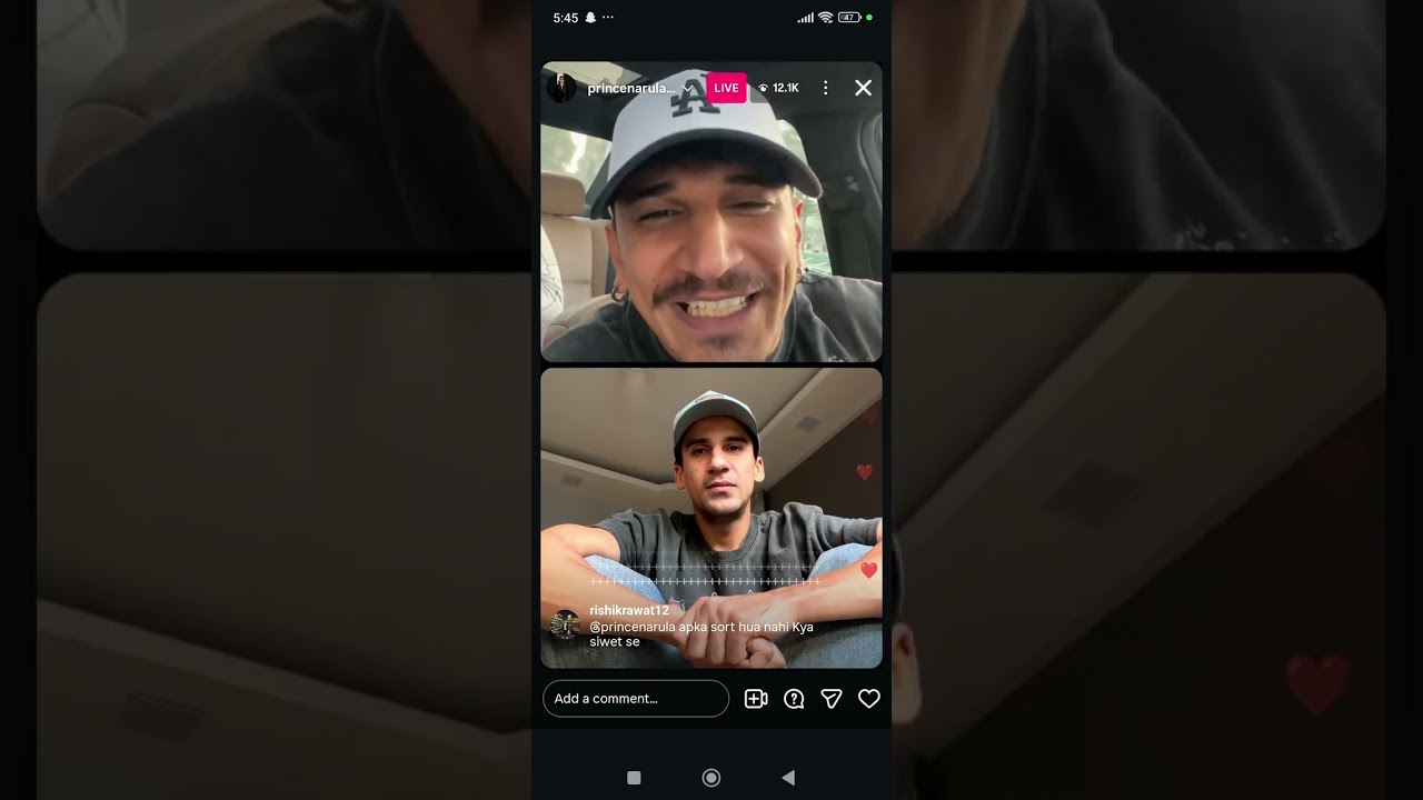 AFTER THE 50 SHOW LIVE ON INSTAGRAM @princenarula  siv hamind