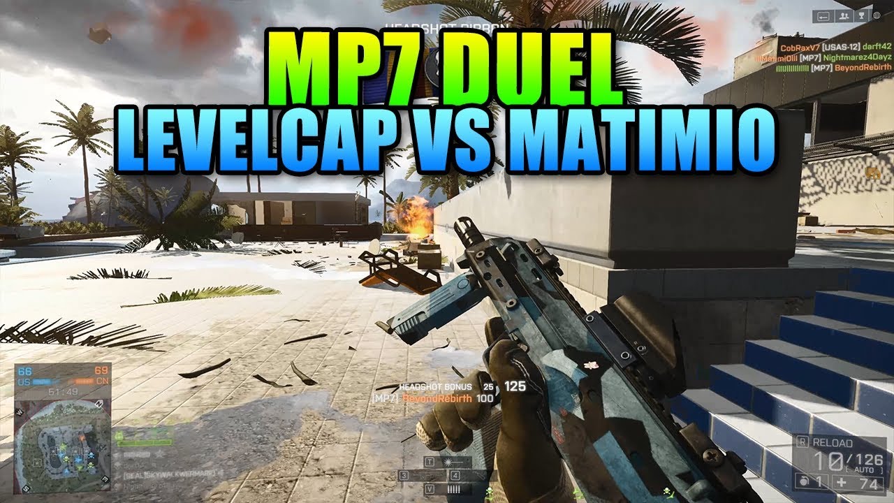 MP7 Duel - LevelCap vs Matimi0 | Battlefield 4