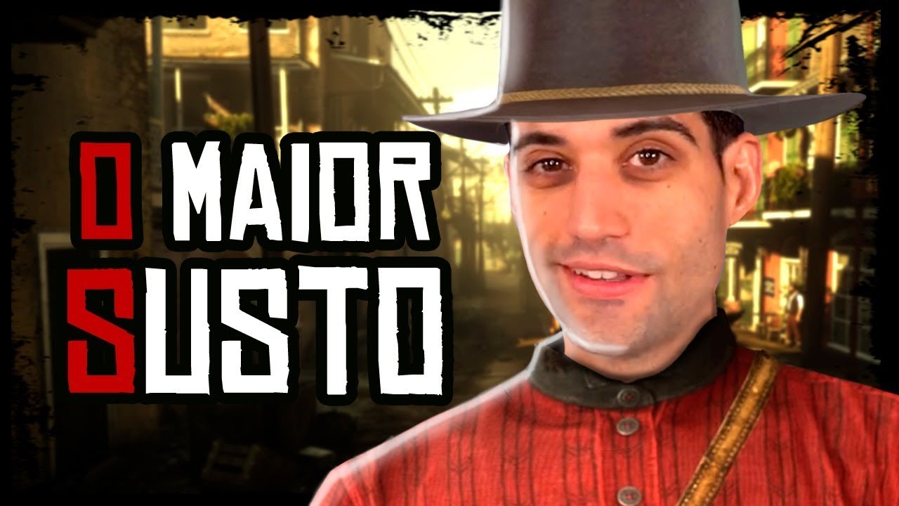 O maior SUSTO que eu levei jogando esse JOGO - Red Dead ONLINE da ZUEIRA