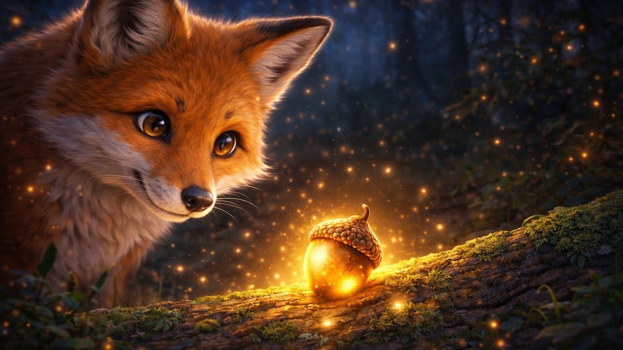 Oliver and the Glowing Acorn 🌙 | Calm Bedtime Story for Kids
