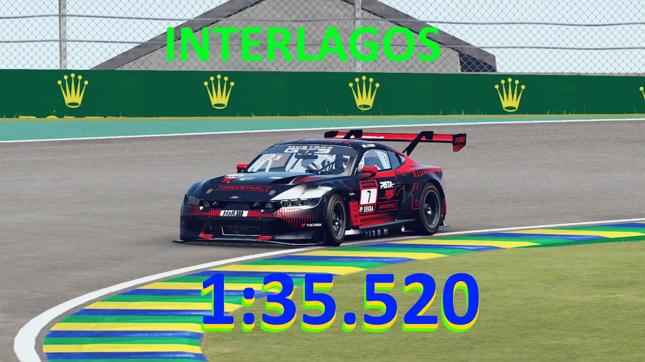 HOTLAP | INTERLAGOS | FORD MUSTANG GT3 | ASSETTO CORSA