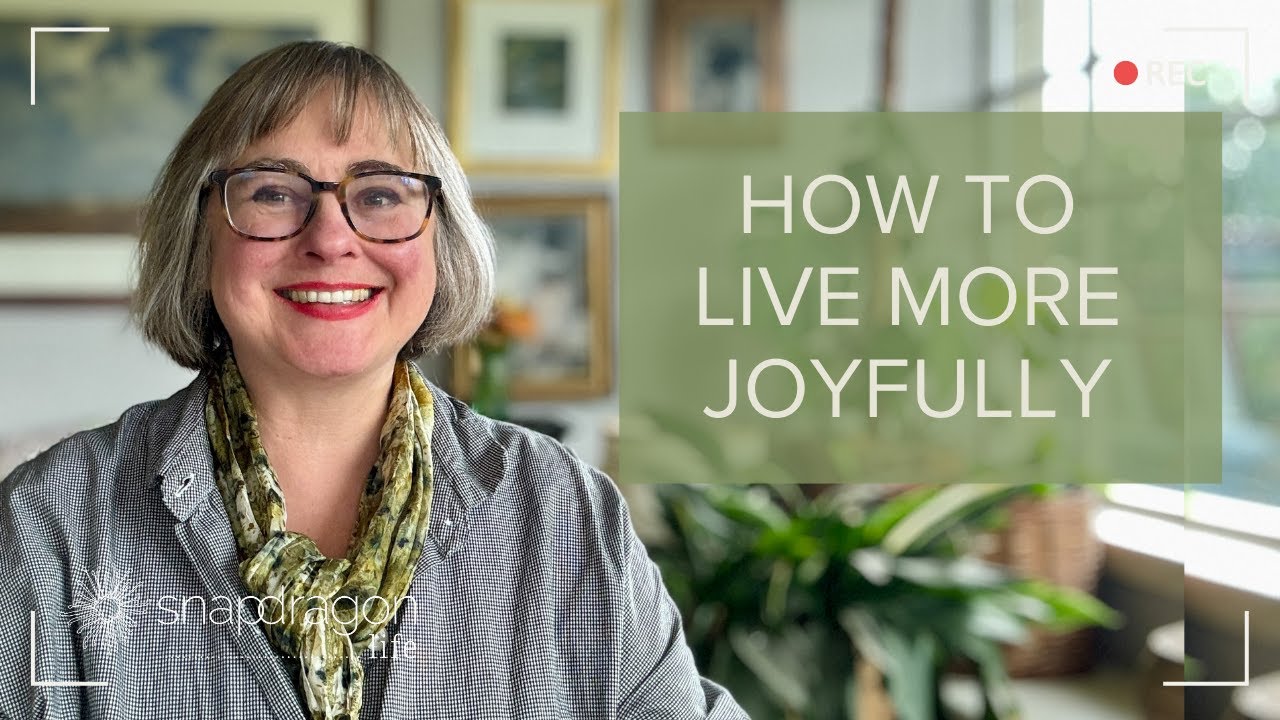 Choosing to bring more joy into life #midlifechanges