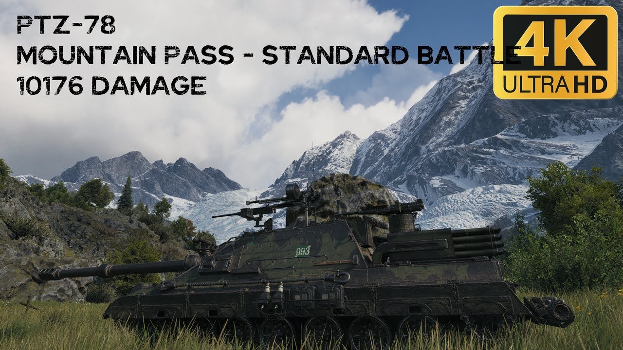 PTZ-78 10,2k damage 3 frags on Mountain Pass - World of Tanks