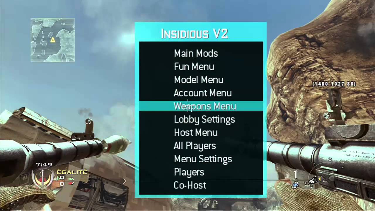 ►[PS3/MW2/SPRX] Insidious Mod Menu v2 (CEX-DEX) + Download