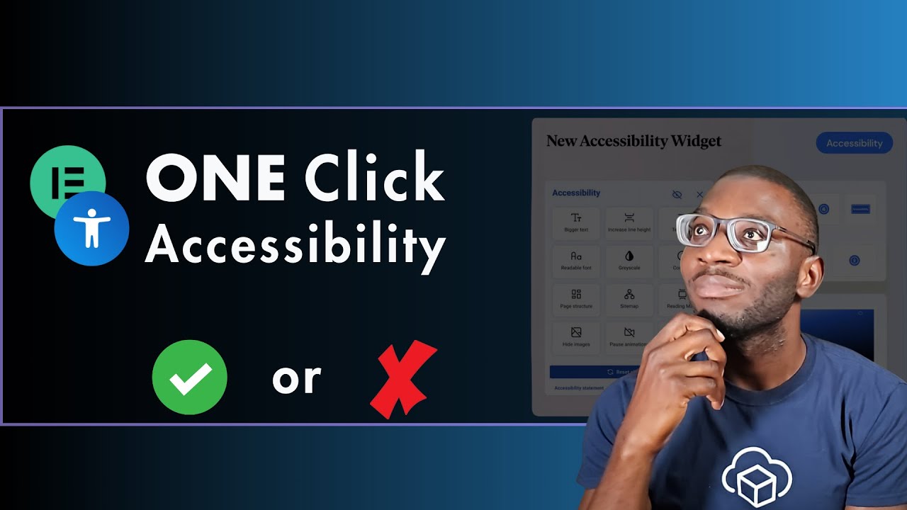 One Click Accessibility plugin - Pass or Trash | Elementor