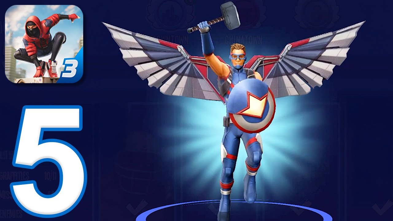 Super Fighter 3 - Gameplay Walkthrough Part 5 - The Falcon & Missions (iOS, Android)