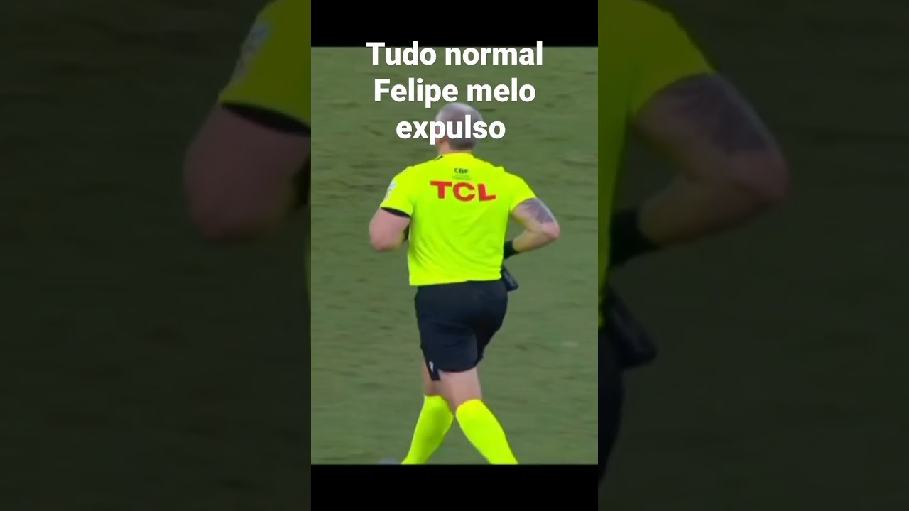 Felipe Melo como sempre expulso mais uma vez#felipemelo#esportv#copadobrasil2023