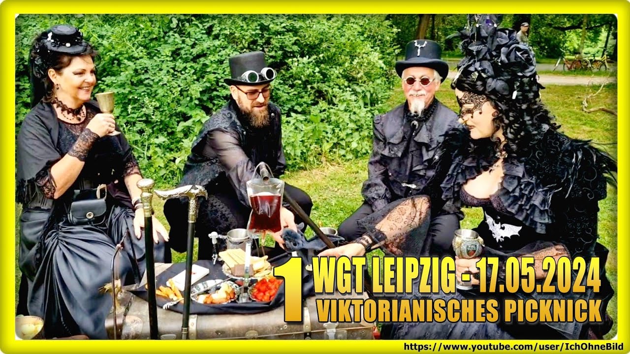 🔴 WGT LEIPZIG 2024 🦇 Part1 17.05. 🦇 VIKTORIANISCHES PICKNICK 🦇 WAVE-GOTIK-TREFFEN #ichohnebild #goth