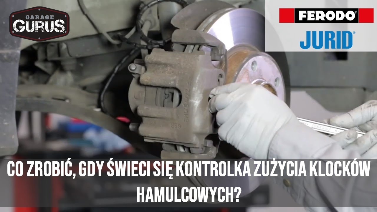 Co zrobić, gdy świeci się kontrolka zużycia klocków hamulcowych?