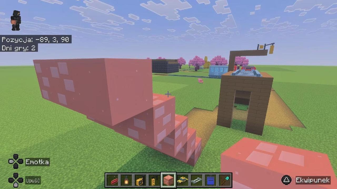 Minecraft Miasto part 1 🗽🏥🏠🏡🏦🌁🌆🌃🎢🚄