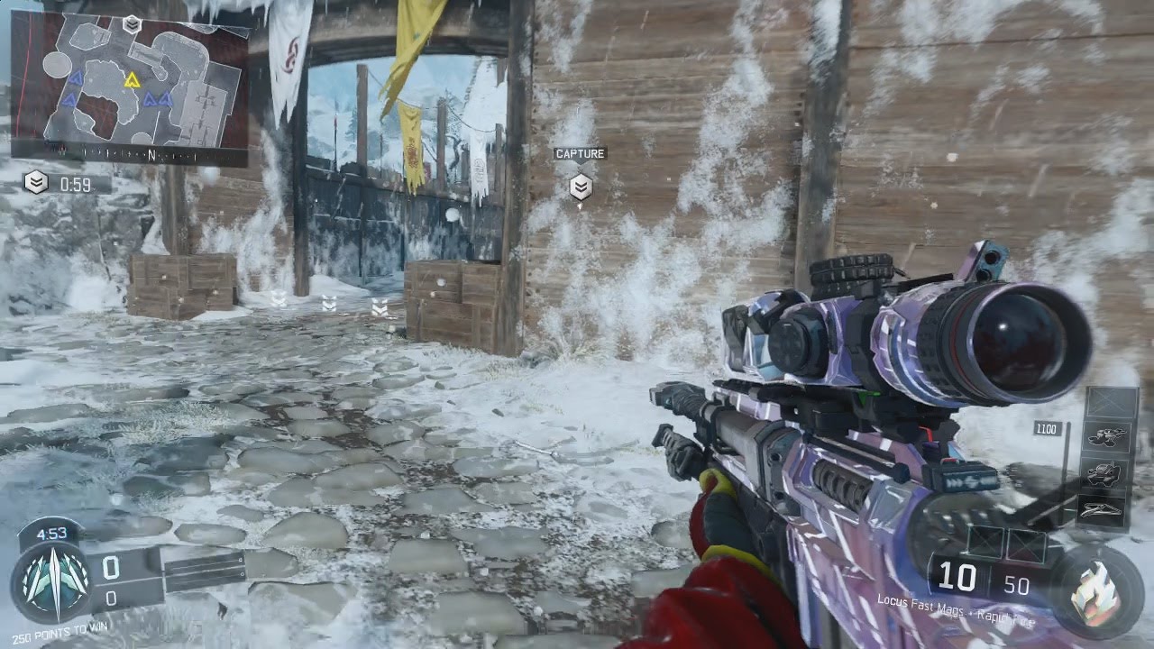 BESERK THE NEW BO3 MAP SNIPER GAMEPLAY