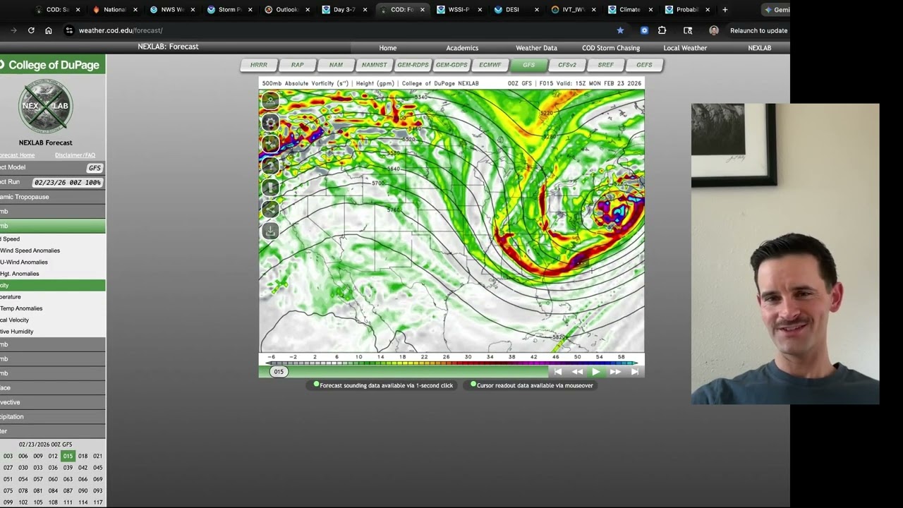 US Weather Conditions and Outlook February 23, 2026