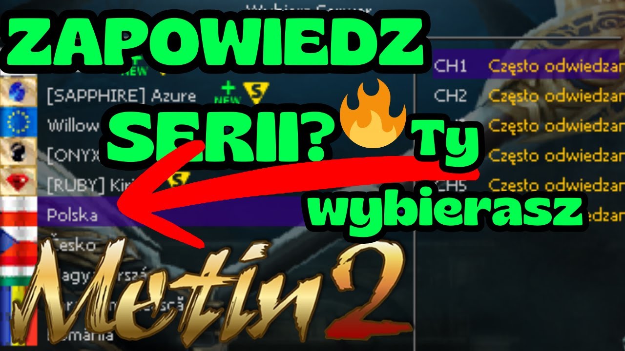 Metin2 Polska ZAPOWIEDZ #0 - Ty decydujesz kim gram i jak! 2025-2026