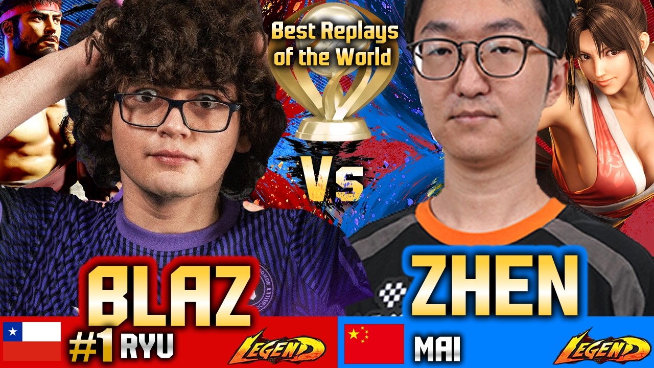 🔥SF6 Ryu (BLAZ in JAPAN🔥vs ZHEN) Mai ▰ Street Fighter 6 Gameplay High Level