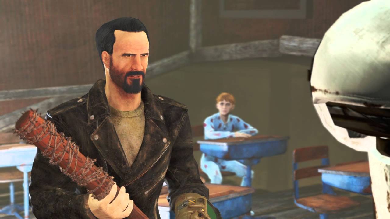 Fallout 4 Negan shares his advice about love